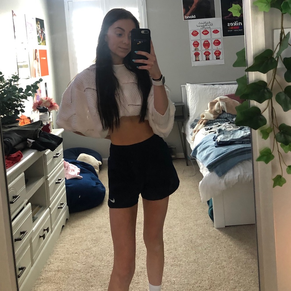 navy blue running shorts